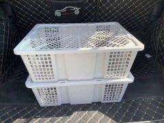 蔬菜筐水果筐厂家批发直销 可装40斤塑料水果筐 质量好图2