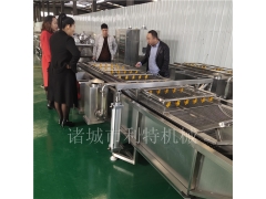 菠菜喷淋清洗机 蔬菜清洗机利特机械 黄瓜水浴气泡清洗机图1