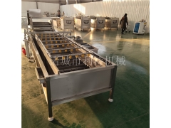 叶菜全自动清洗机 蔬菜清洗机械设备 卷心菜高压水清洗机图1