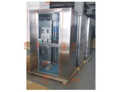 安徽合肥双人双吹风淋室厂家  不锈钢风淋室尺寸图1