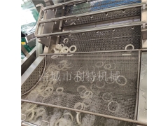 洋葱圈清洗漂烫线 ?洋葱圈高压气泡清洗机 洋葱圈清洗机图1