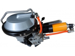 江门气动塑钢带免扣打包机  台山气动钢带锁扣机图2