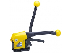 直销免扣式手动捆扎机，佛山手动钢带免扣打包机直销图1