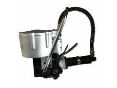 直销32mm气动钢带打包机，钢铁专用气动钢带收紧机图1