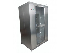 上海外烤漆冷轧板内不锈钢双人双吹风淋室厂家图1