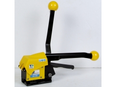 台湾MH32A钢带免扣打包机价格，中山手动钢带免扣打包机直销图1