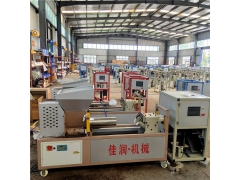 自动食用菌装袋机回旋装袋扎口一体机香菇平蘑菇菌袋程控装包佳润图1