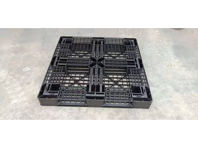 泰川塑胶批发黑色胶卡板 黑色塑料托盘 黑色胶托板图2