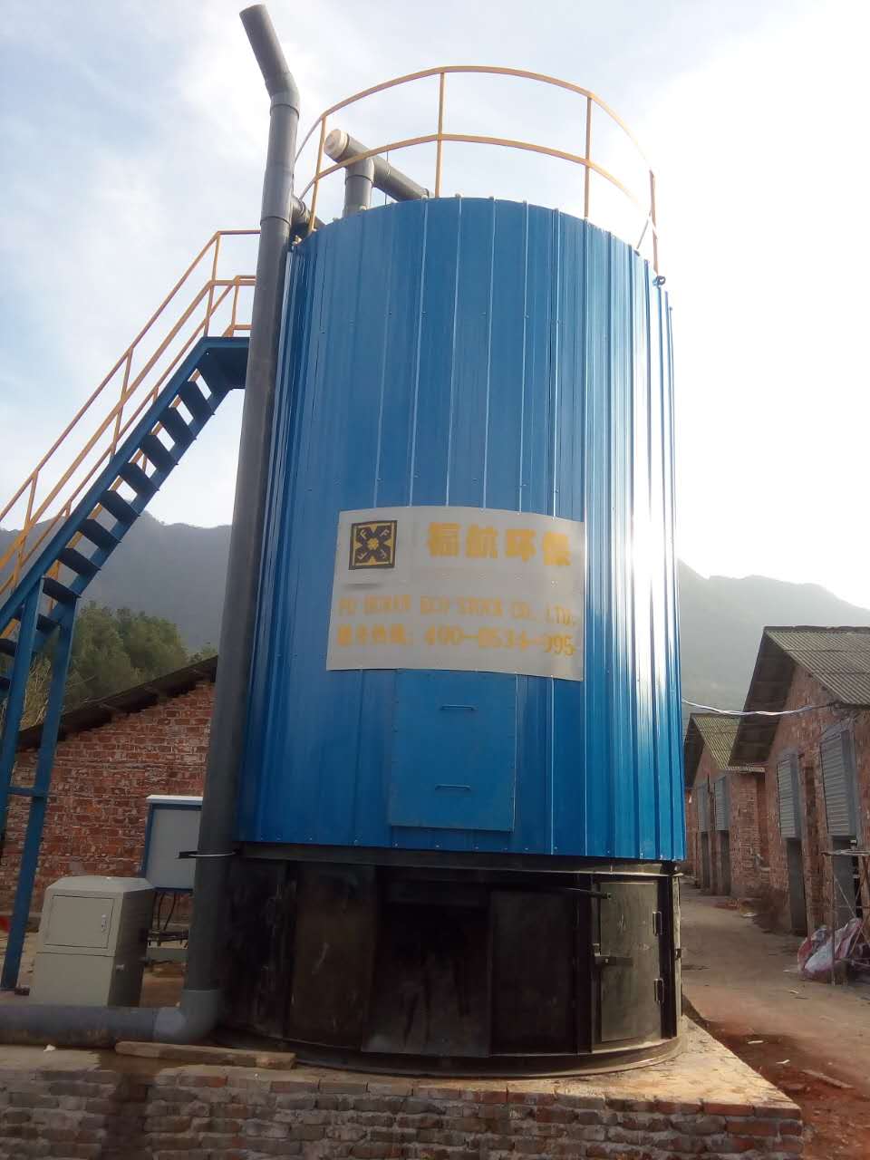 日处理30吨污泥好氧发酵有机肥设备福航环保图4